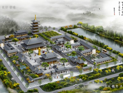 临汾寺庙建筑总体规划方案