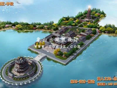 临汾寺庙建筑整体规划设计