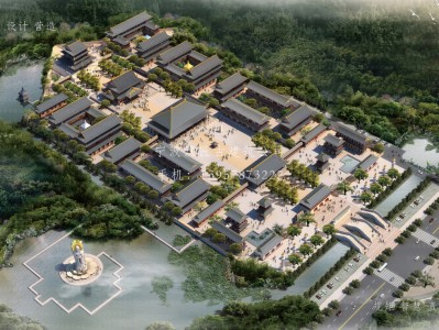 临汾护国寺重建项目工程施工